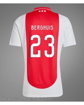Ajax Steven Berghuis #23 Maglia Gara Casa Repliche 2024-25 Maniche Corte